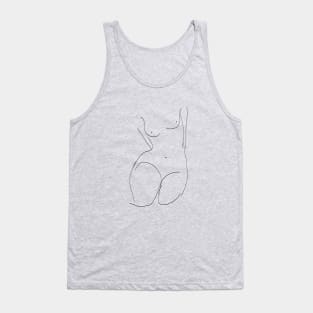 Picasso Line Art - Female body Tank Top